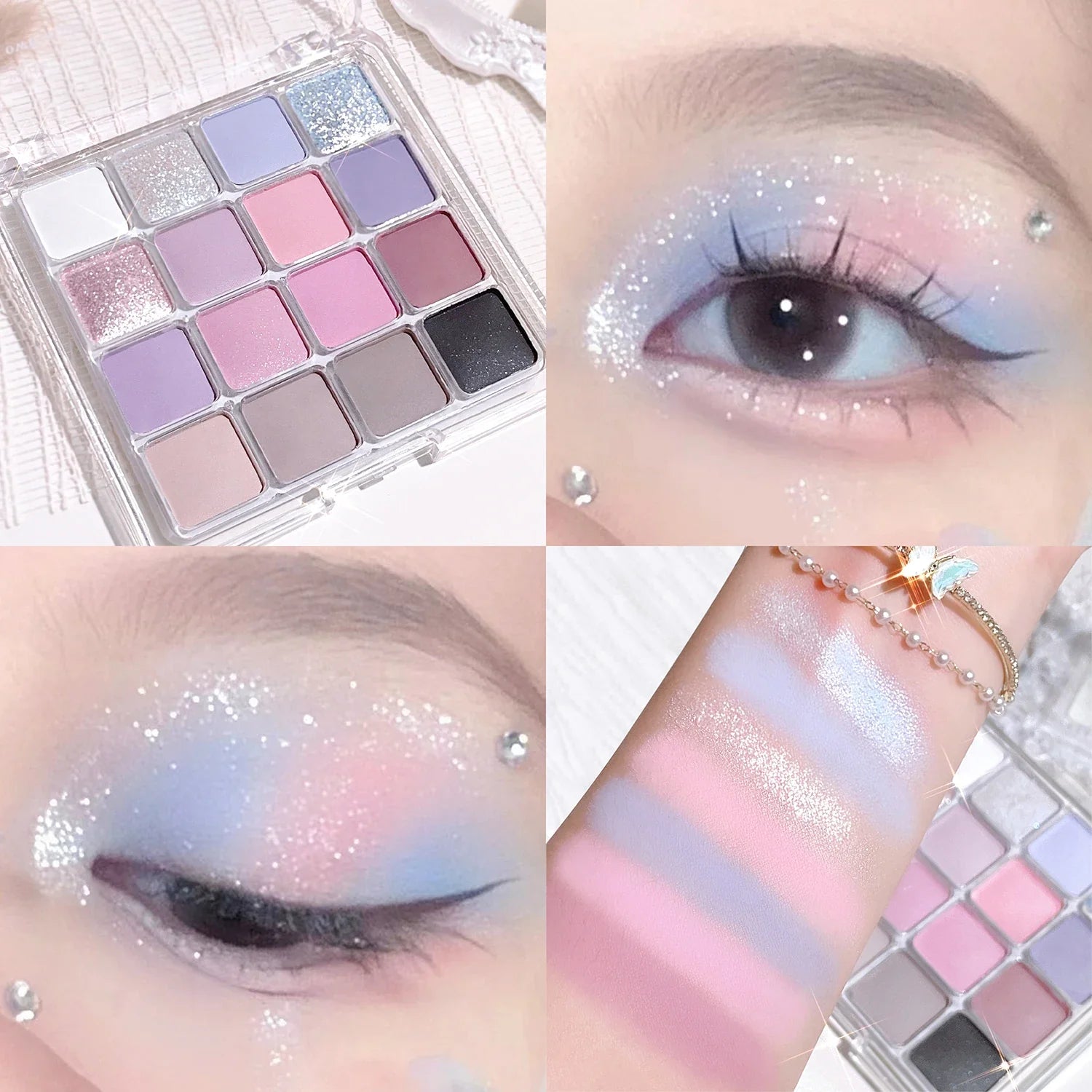16 Color Sunset Magic Eye Shadow Tray