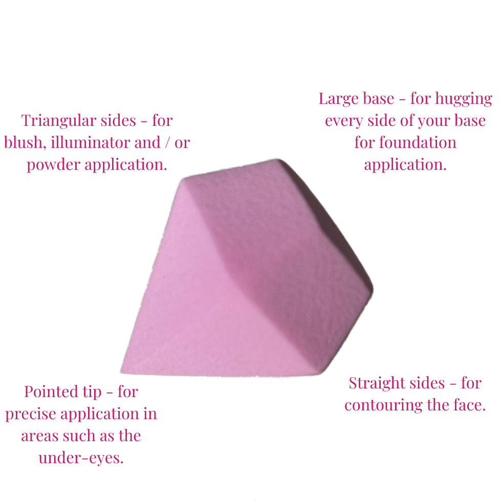 Diamond Finish Multi-Purpose Latex-Free Makeup Sponge