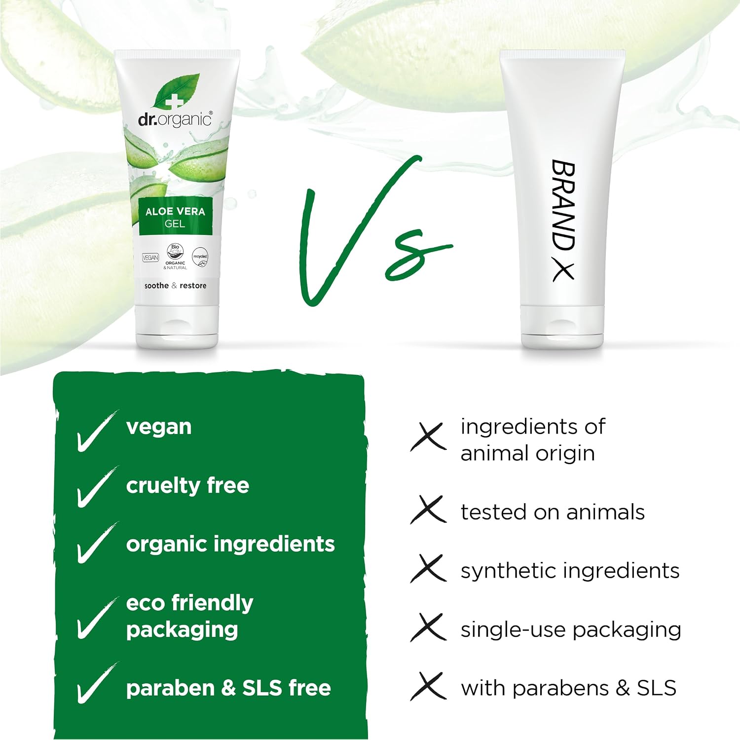 Dr Organic Soothe And Restore Aloe Vera Gel