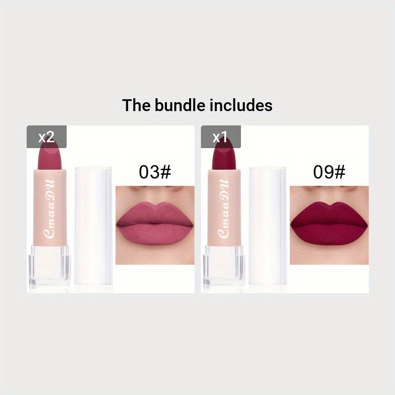 CMAADU Matte Lipstick Collection