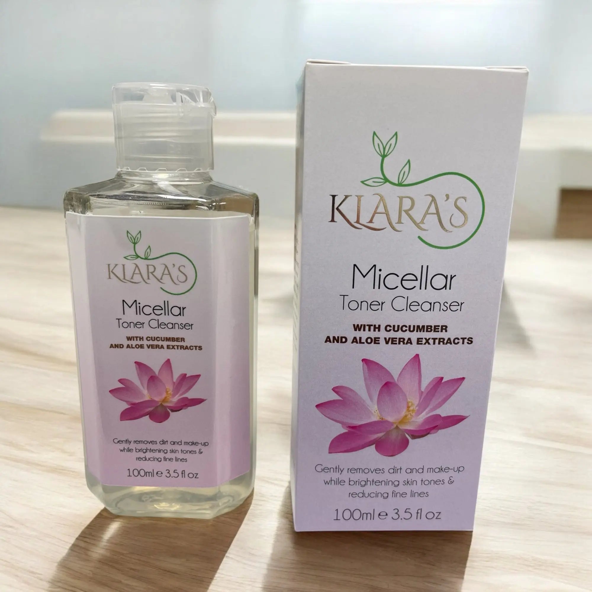 Micellar Water Cleanser & Toner with Niacinamide & Vitamin C