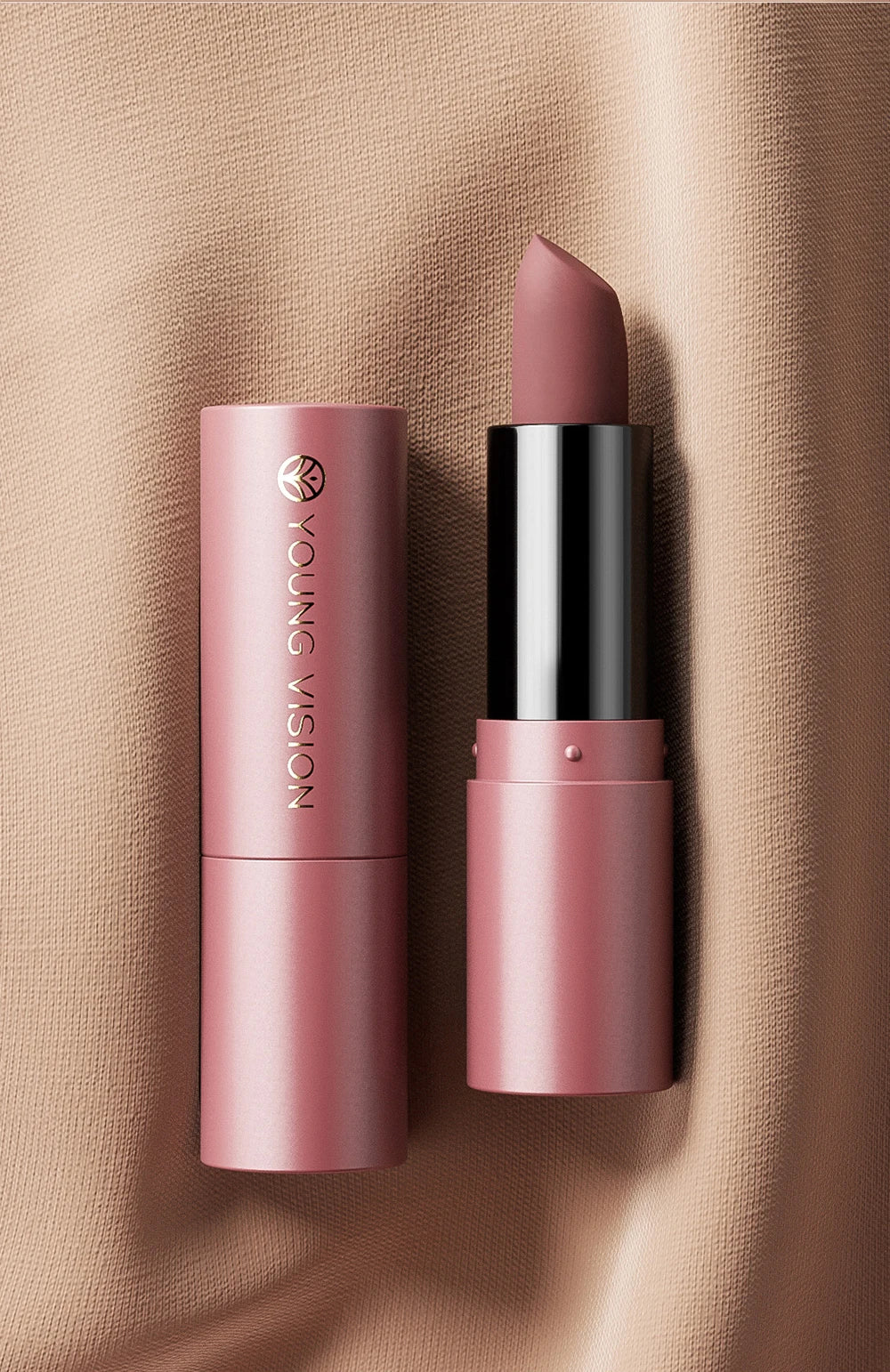 12-Color Matte Velvet Lipstick Long-Lasting Waterproof Non-Stick Cup Does Not Fall Color Lipstick Lipstick