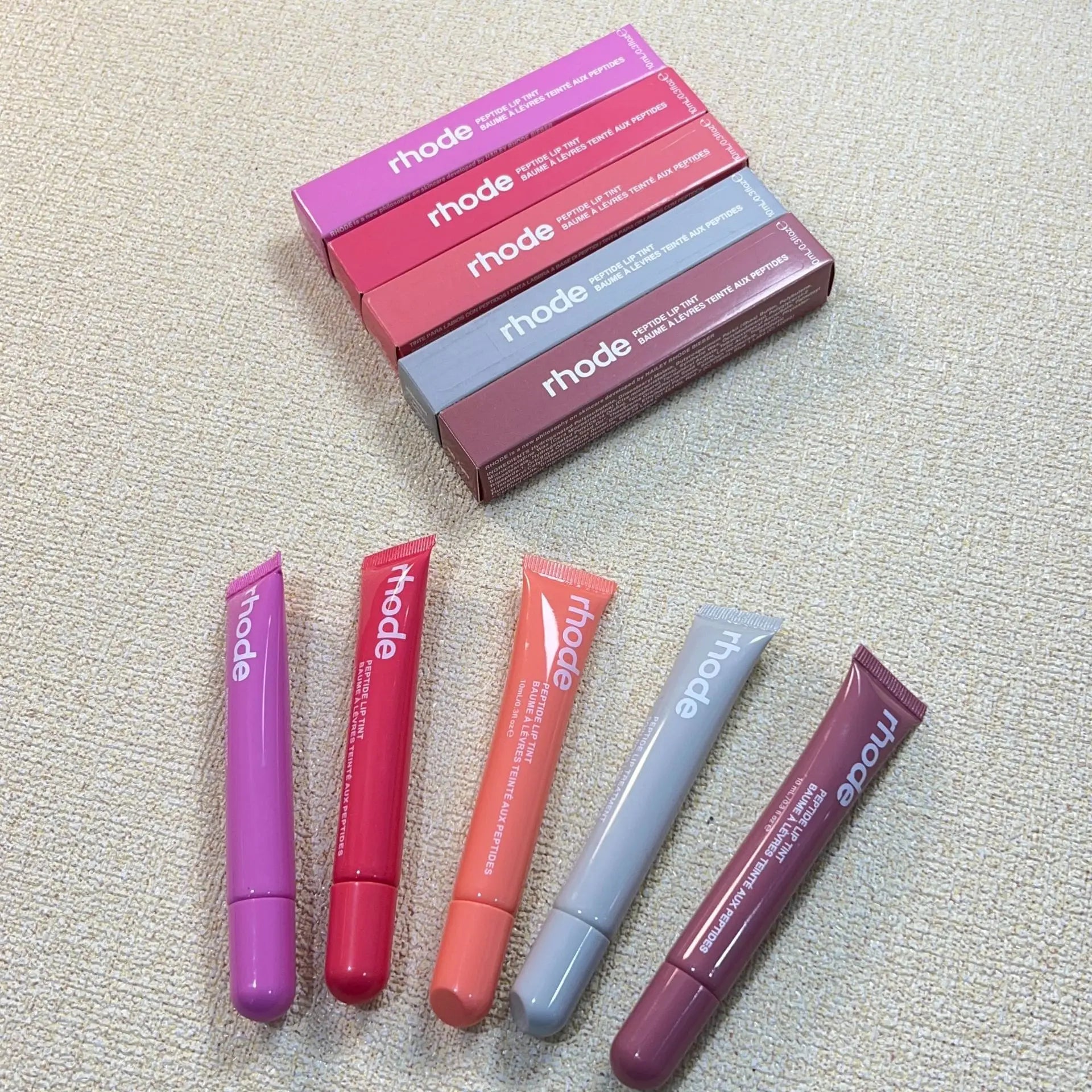 Rhodeskin Spring Lip Gloss Lip Balm Smoothing Lipstick Lines Lasting Nourishing Women Daily Care Makeup Moisturizer Blush Girl