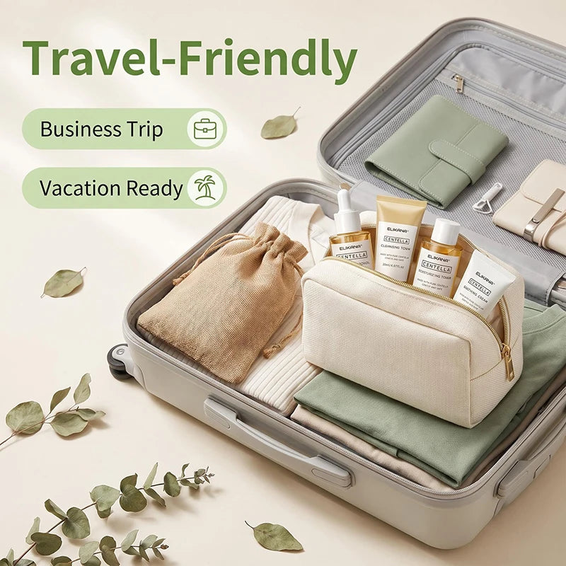 Centella Asiatica Travel Face Skin Care Kit: Serum,Cleansing Oil,Moisturizing Toner,Cleaner Foam,Soothing Cream,Skincare Set