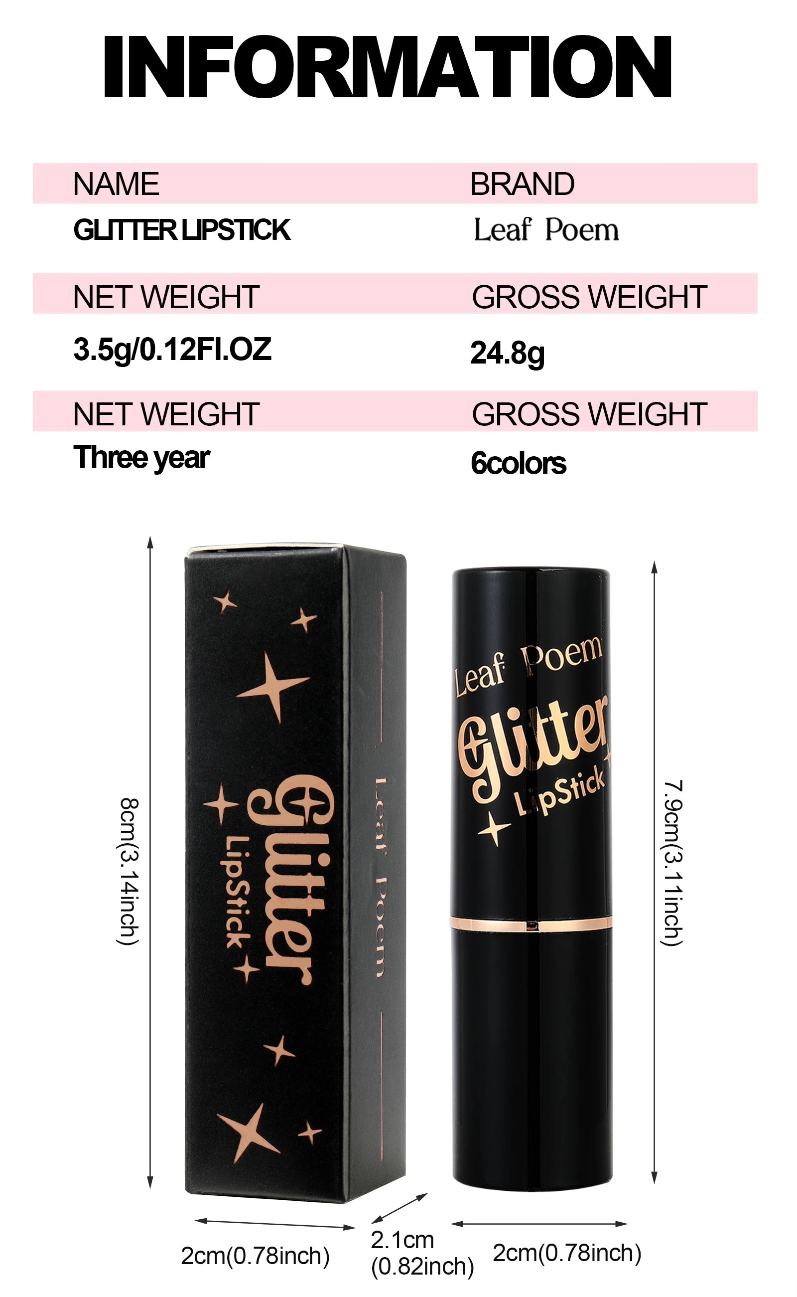 Metallic Glitter Lipstick Diamond Dazzling Waterproof Sexy Lip Gloss Moisturizing Matte Velvet Pearlescent Lip Tint Balm Makeup