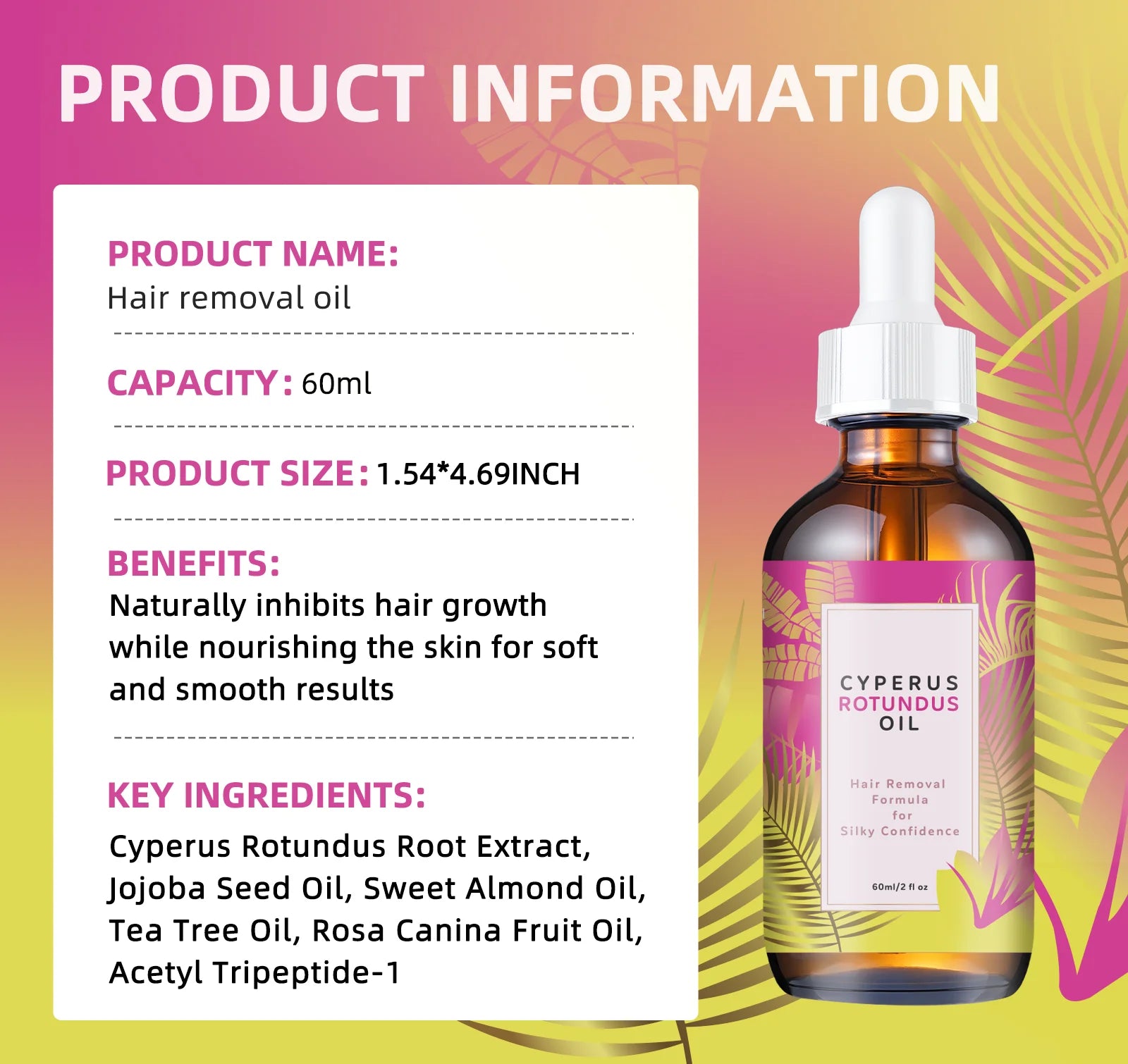 Post-Hair Removal Care Oil – Jojoba and Almond Blend Soothes Sensitivity, Locks in Hydration and Supports Daily Skin Comfort