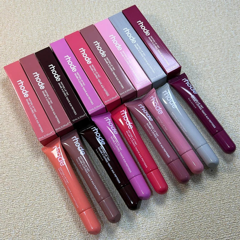 Rhodeskin Spring Lip Gloss Lip Balm Smoothing Lipstick Lines Lasting Nourishing Women Daily Care Makeup Moisturizer Blush Girl