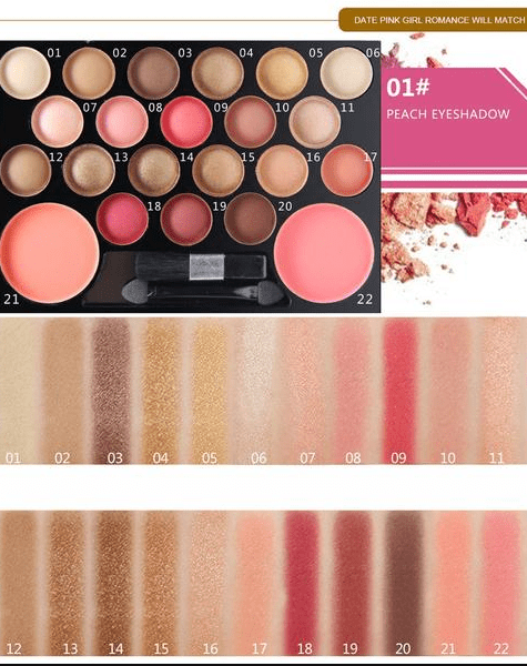 The Novo Eyeshadow & Glitter Palette Set
