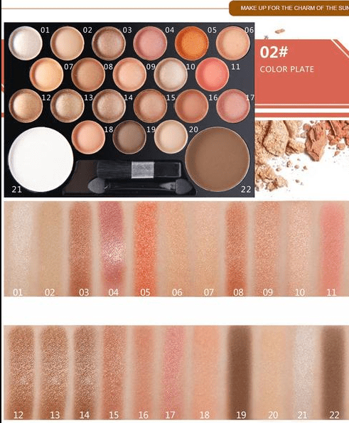 The Novo Eyeshadow & Glitter Palette Set